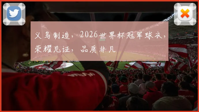 义乌制造，2026世界杯冠军球衣，荣耀见证，品质非凡